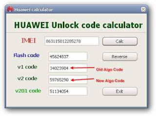 huawei v4 code calculator